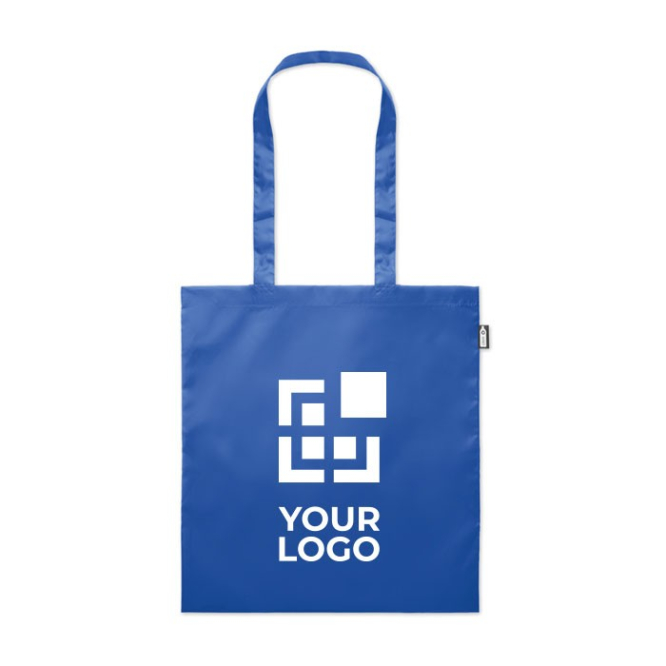 Milieuvriendelijke shopper met logo weergave met jouw bedrukking