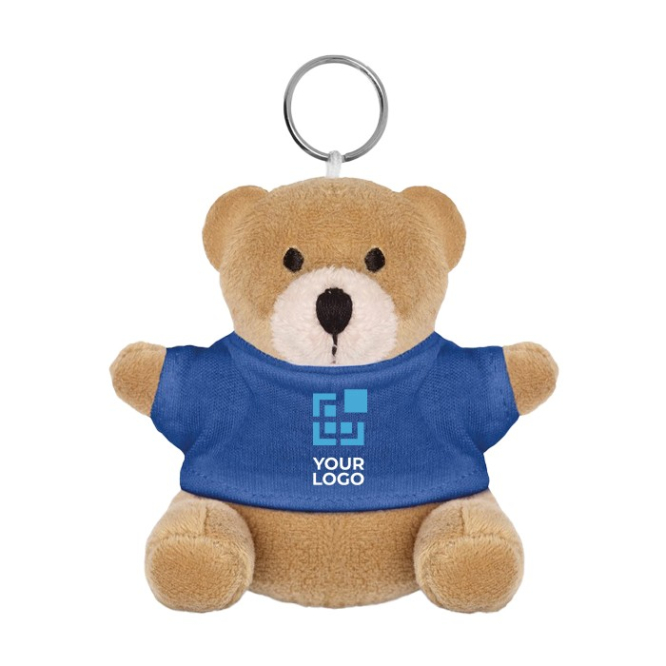 Sleutelhanger met knuffelbeertje voor reclame