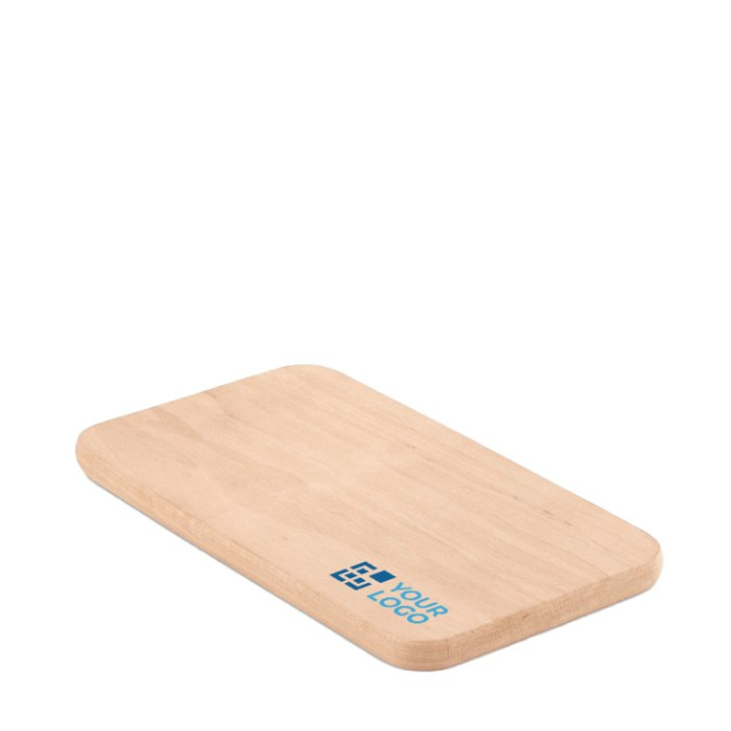 Kleine snijplank voor reclame kleur hout