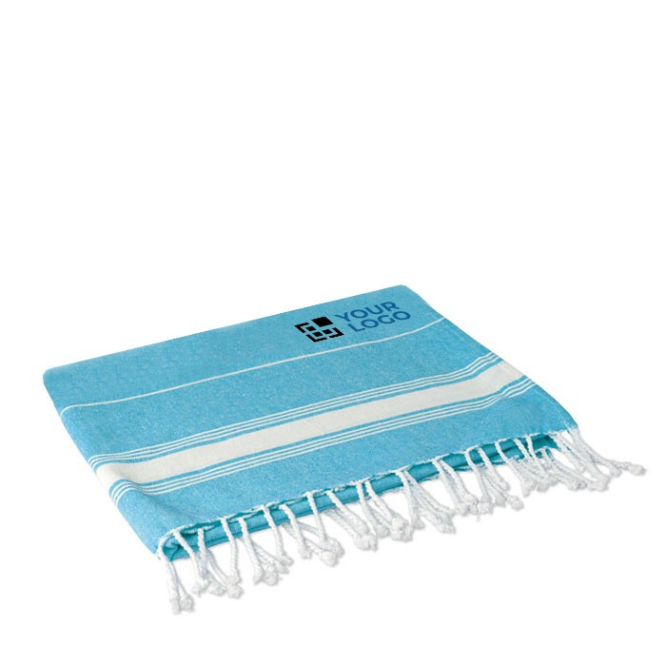 Handdoek voor promotioneel gebruik weergave met jouw bedrukking
