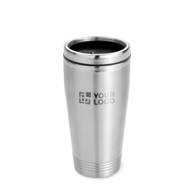 Thermosbeker bedrukken logo van 400ml weergave met jouw bedrukking