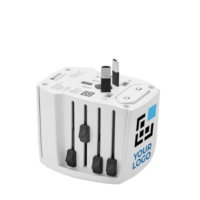 Skross reisstekker met USB-poort