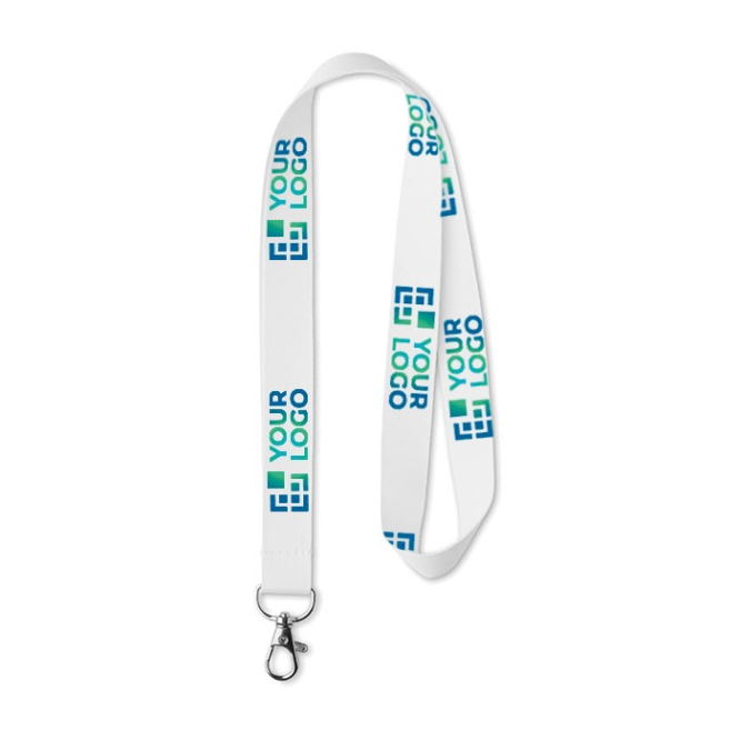 Geryclede lanyards bedrukken met sublimatiedruk logo