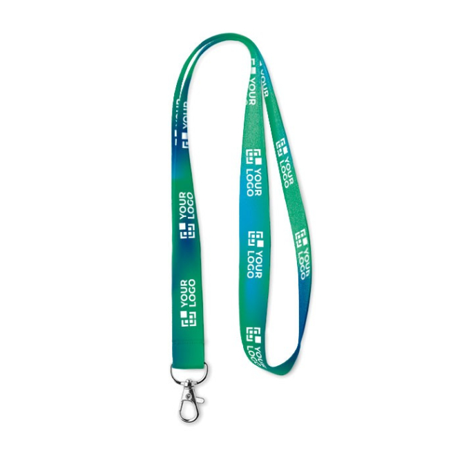 Sublimatie keycords bedrukt voor evenementen weergave met jouw bedrukking