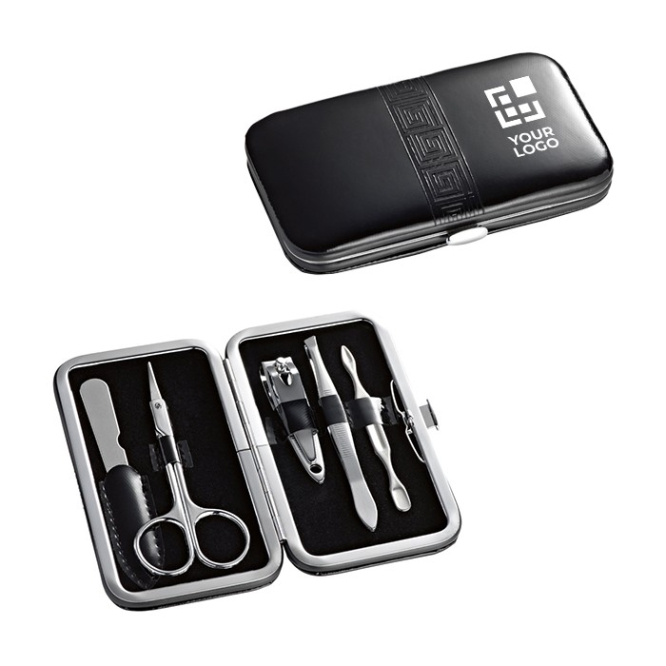 Exclusieve zwarte manicureset