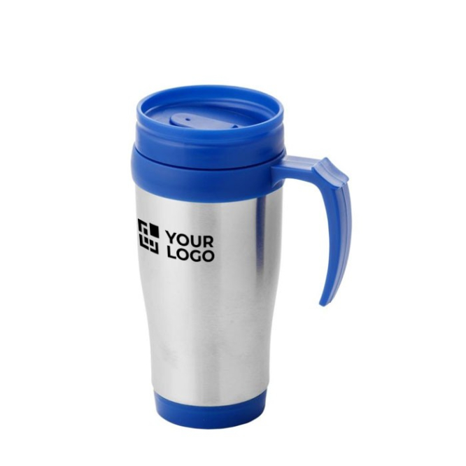Thermosbeker met logo 400ml weergave met jouw bedrukking