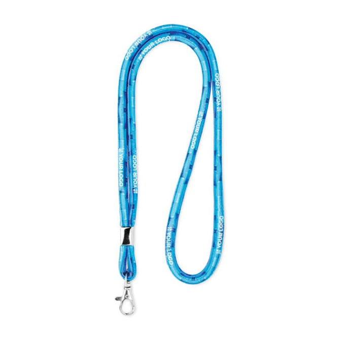 Cilindervormige keycords, levering 4-6 dagen weergave met jouw bedrukking