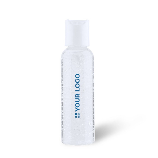 Gepersonaliseerde hydroalcoholische gel met logo weergave met jouw bedrukking