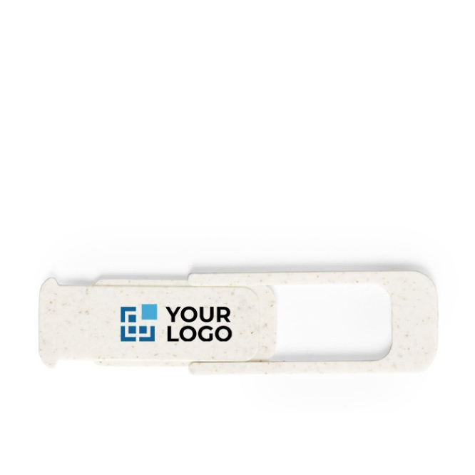 Gepersonaliseerde webcam cover weergave met jouw bedrukking