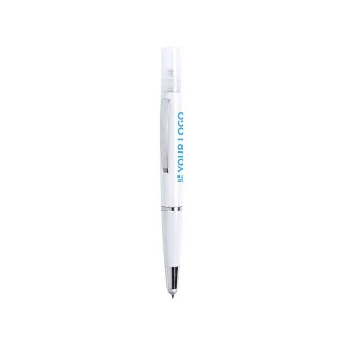 Pen met spuitsysteem en aanraakwijzer kleur wit