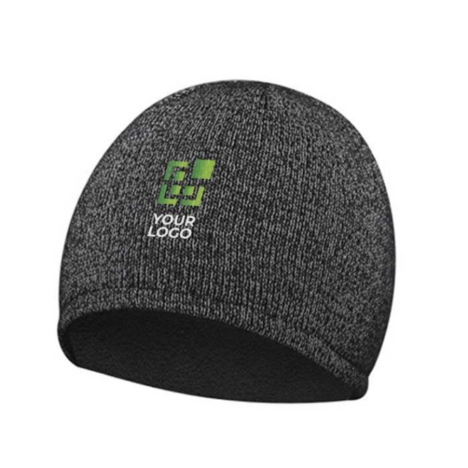 Sportieve, reflecterende muts voor de winter met logo