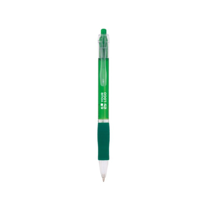 Bedrukte pen BIC® Click met veel kleur kleur lichtblauw