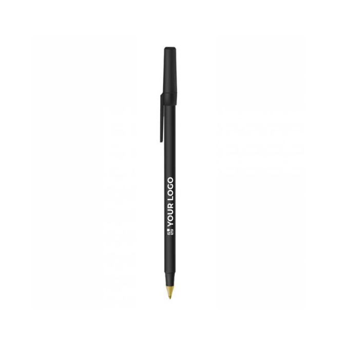 BIC® reclamepennen met sneldrogende inkt kleur grijs
