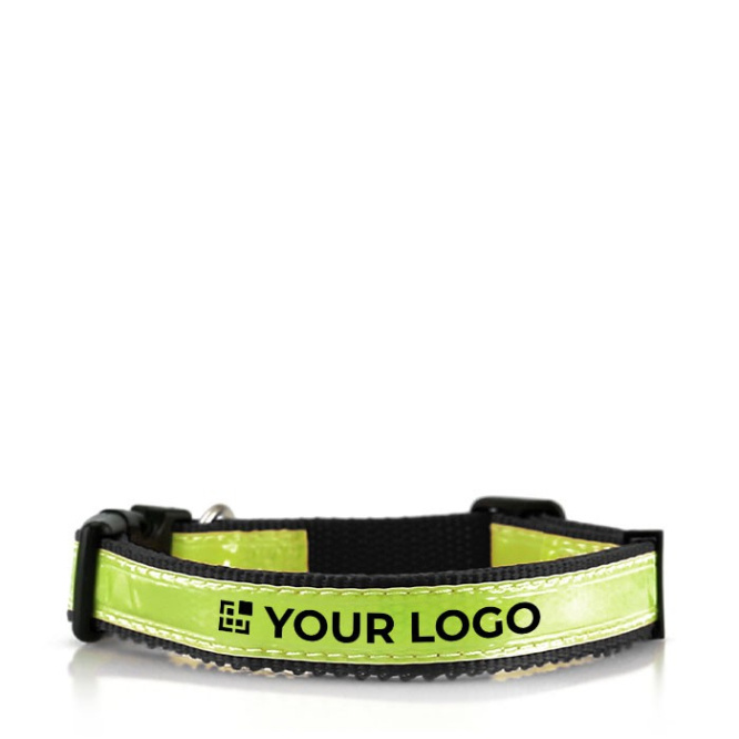 Reflecterende halsband met logo