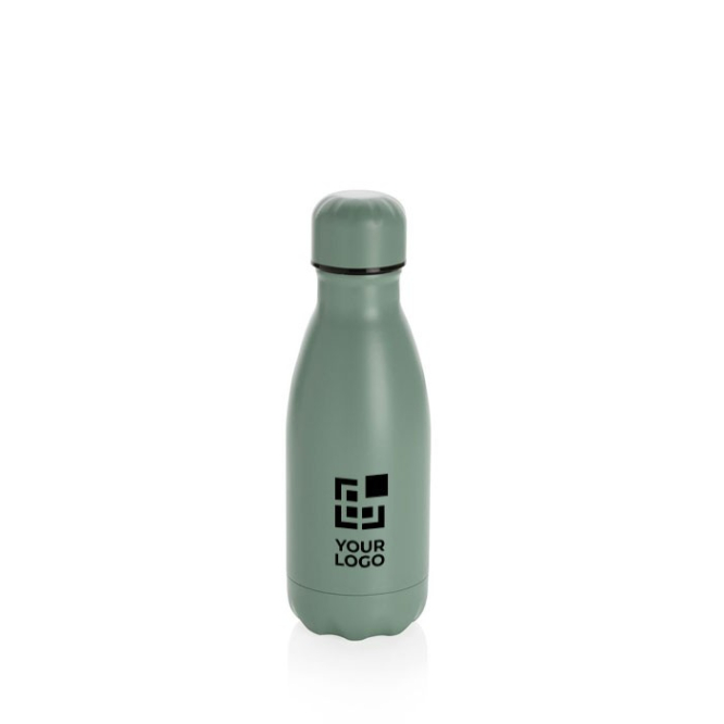 Vacuüm geïsoleerde RVS waterfles met logo weergave met jouw bedrukking