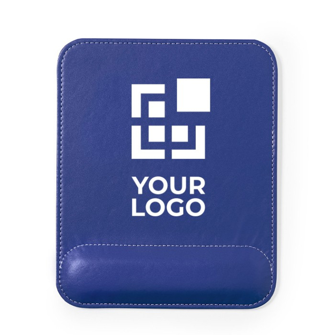 Kunstleren mousepad bedrukken kleur blauw