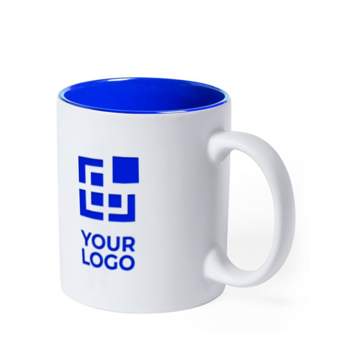 Mok bedrukken goedkoop met logo in geschenkdoosje kleur groen