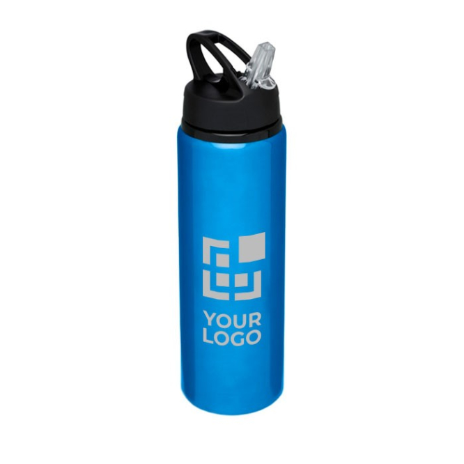 Groot formaat waterfles met logo weergave met jouw bedrukking