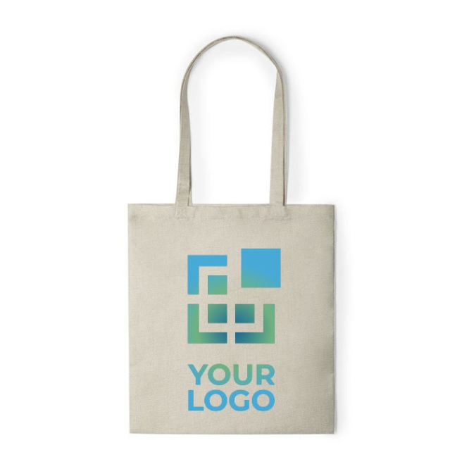Zachte polyester tas met bedrijfslogo weergave met jouw bedrukking