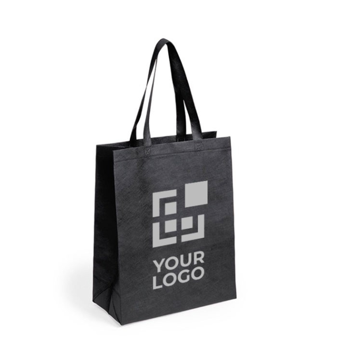 Non woven draagtassen laten bedrukken met logo weergave met jouw bedrukking