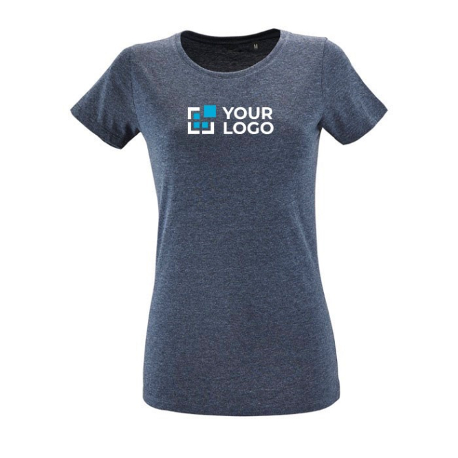 Katoenen dames T-shirts met opdruk, 150 g/m2 weergave met jouw bedrukking