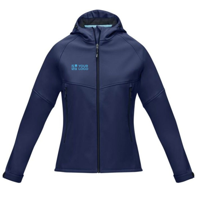Duurzame jas met logo voor vrouwen, 280 g/m2 weergave met jouw bedrukking