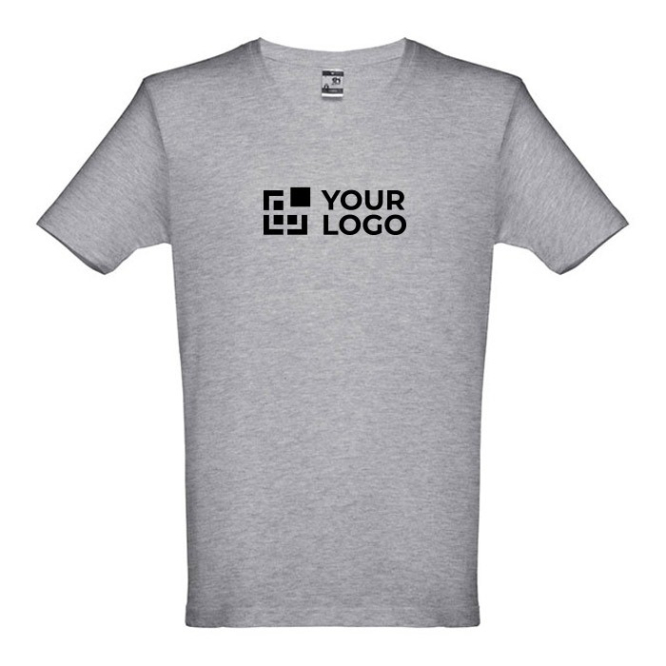 Goedkope katoenen T-shirts met logo, eerste weergave