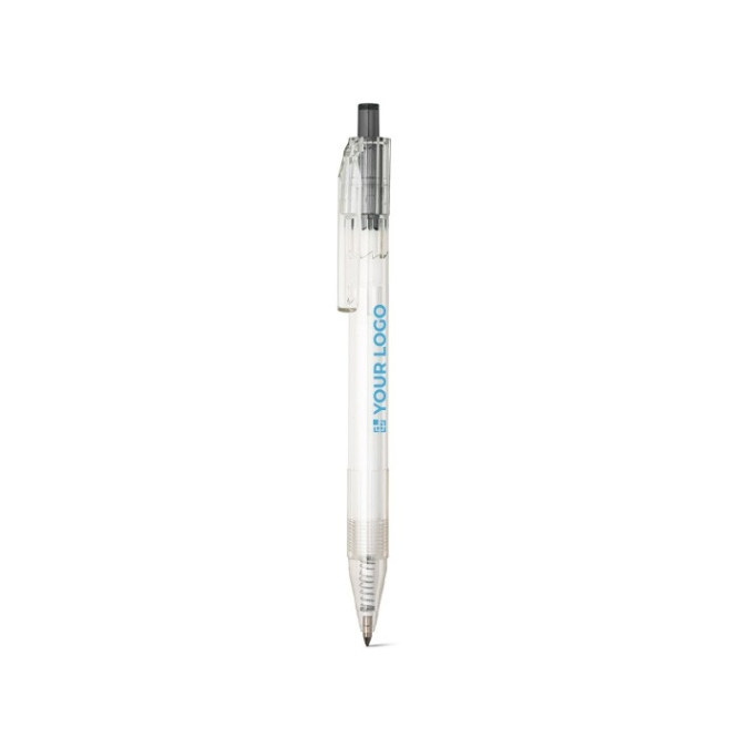 Transparante pen met logo bedrukken primaire weergave