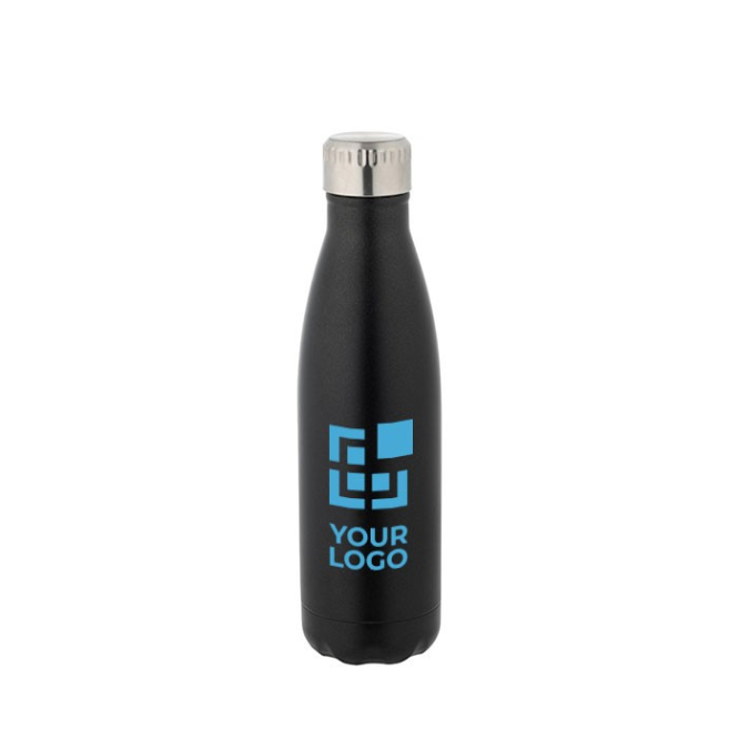 Rvs vacuüm geïsoleerde drinkfles met logo weergave met jouw bedrukking