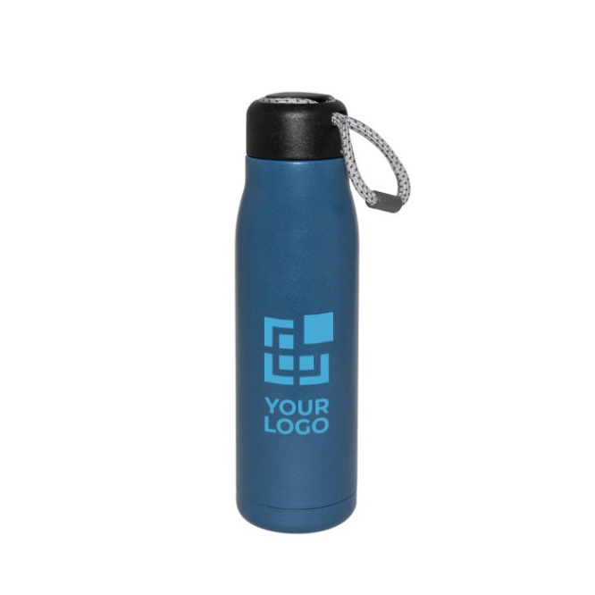 Drinkfles met thermosfunctie kleur blauw