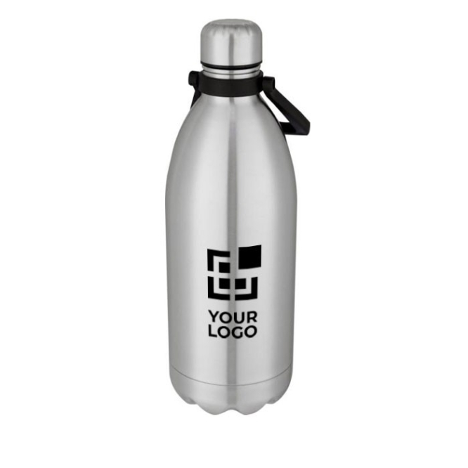 Extra grote thermosfles bedrukt met logo