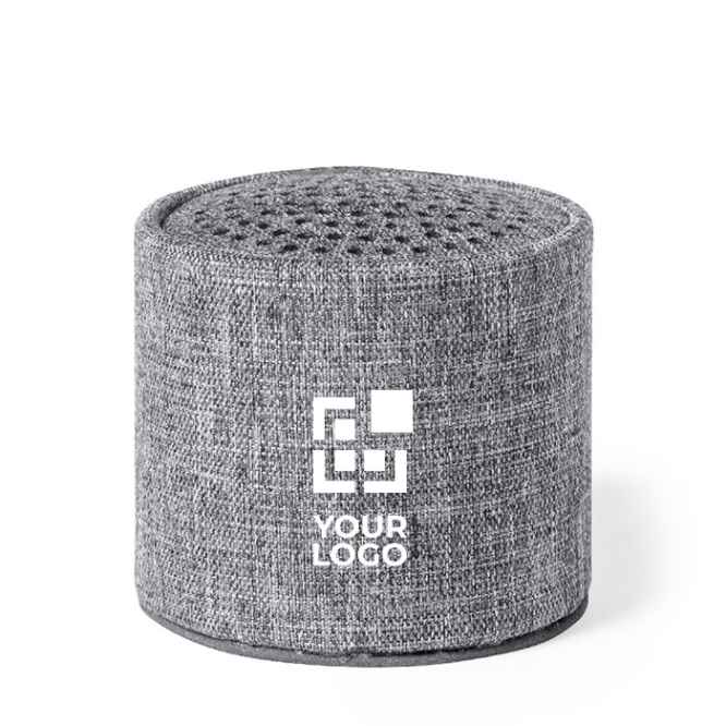 Ecologische speaker met logo weergave met jouw bedrukking