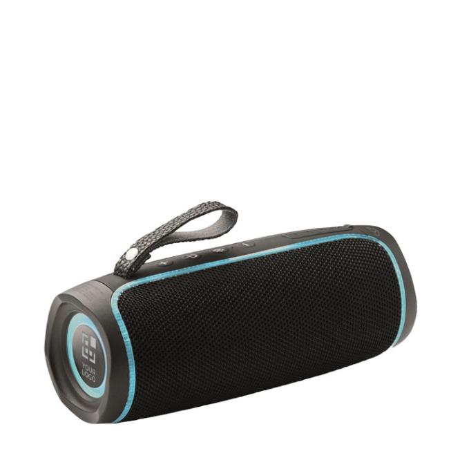 Spatvaste bedrukte speakers met ledlampje