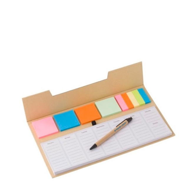Set met blok, notities en pen