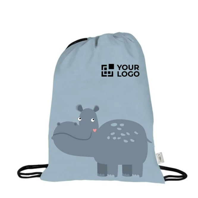 Rugzak met dierenmotieven kleur blauw eerste weergave