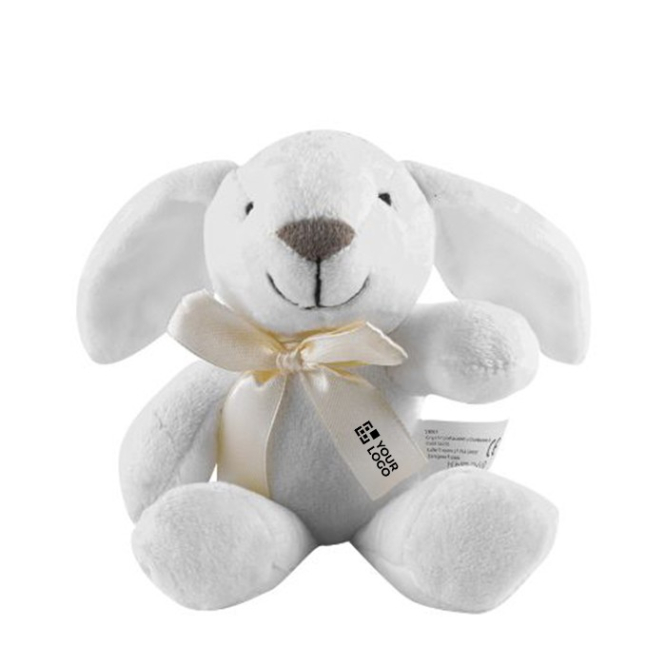 Konijnenknuffel met logo