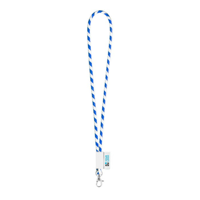 Lanyard gestreept geleverd in 5-7 dagen