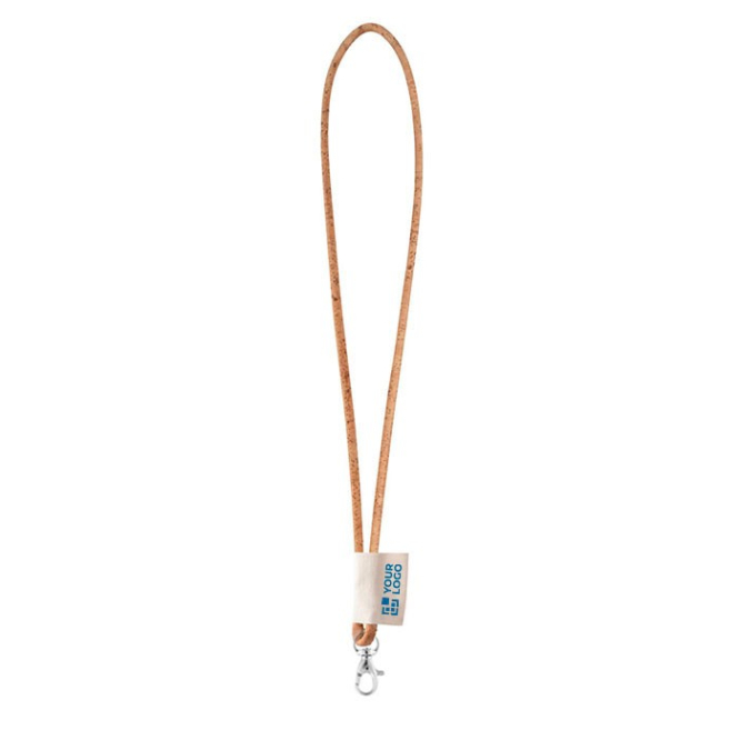 Lanyard van kurk met leveringtijd van 5 tot 7 dagen