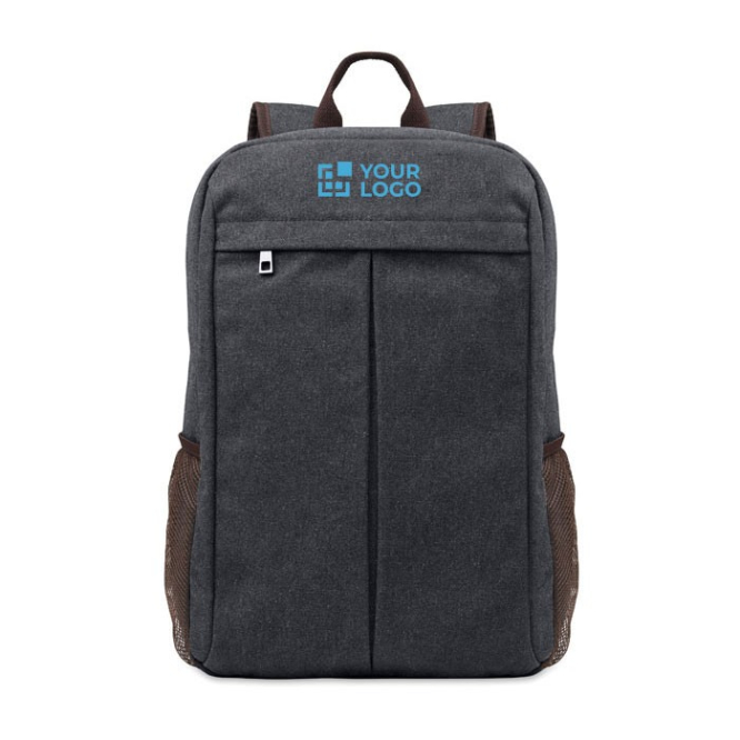 Laptoprugzak van canvas van 450 g/m2