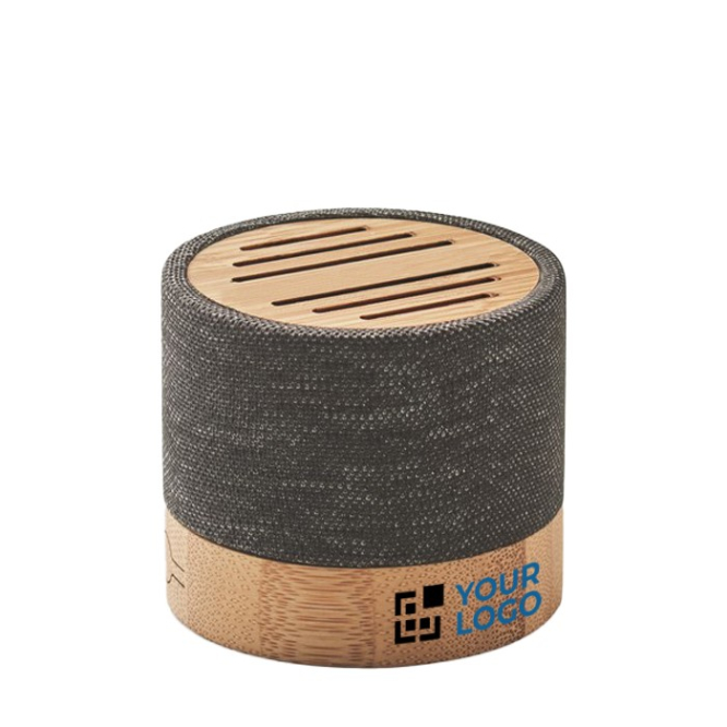 RPET en bamboe speaker met 5.0 aansluiting
