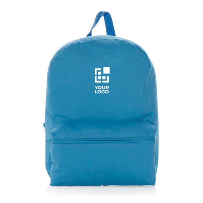 Bedrukte rugzak van gekleurd gerecycled canvas, 285 g/m2