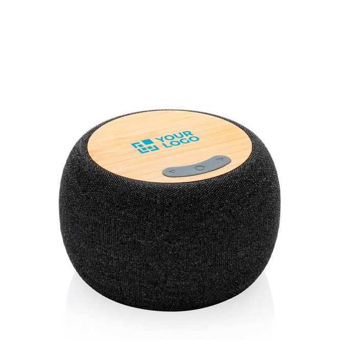 Draadloze bamboe speaker met microfoon