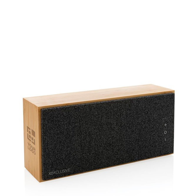 Krachtige draadloze bamboe speaker van 20W
