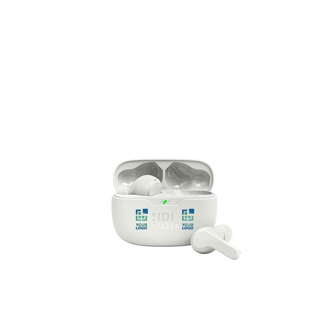 Draadloze in-ear oordopjes met snellaadfunctie kleur wit