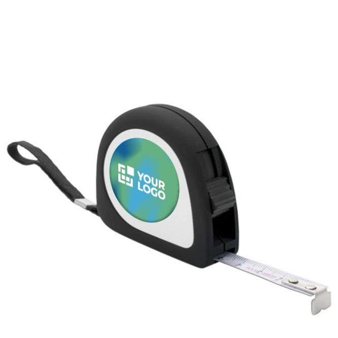 Kunststof flexometer met metalen clip en rem 5M