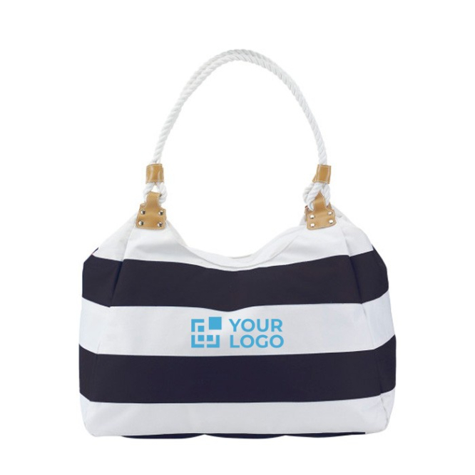 Sailor polyester strandtas met binnenzak