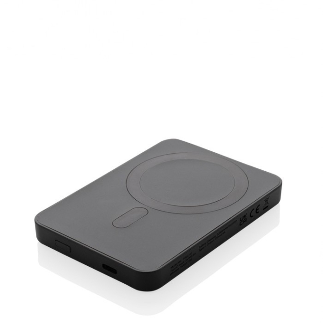 Draadloze powerbank met magneet en stroomindicator 5.000 mAh