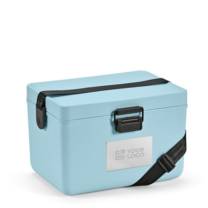 Koelbox van gerecycled plastic met draagriem 12L