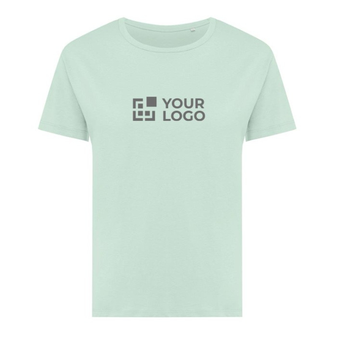 Dames T-shirt van gerecycled katoen, slim fit, 160 g/m2 Iqoniq