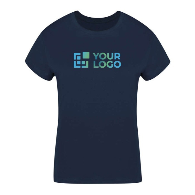Dames T-shirt van 100% gekamd katoen Ring Spun 160 g/m2